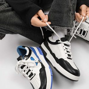 Concert Outfit Retro Bread Slip-On Shoes