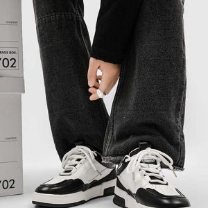 Concert Outfit Retro Bread Slip-On Shoes