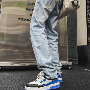 Concert Outfit Retro Bread Slip-On Shoes