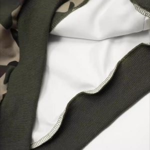 Concert Outfit Retro Camo Hoodie