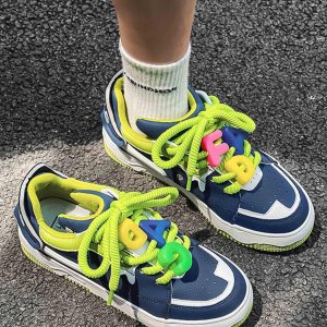 Concert Outfit Retro Casual Couple Sneakers