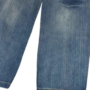 Concert Outfit Retro Cleanfit Washed Baggy Jeans