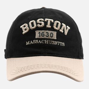 Concert Outfit Retro Colorblocked Monogrammed Embroidered Cap