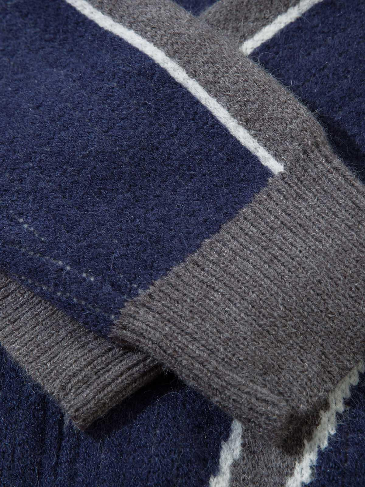 Concert Outfit Retro Contrast Color Cardigan Knitted Sweater Concert Outfit Retro Contrast Color Cardigan Knitted Sweater