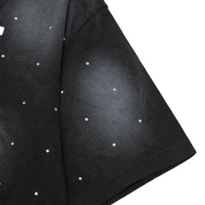 Concert Outfit Retro Crystal Letter T-Shirt