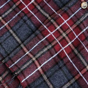 Concert Outfit Retro Faux Two-Piece Plaid Shirt