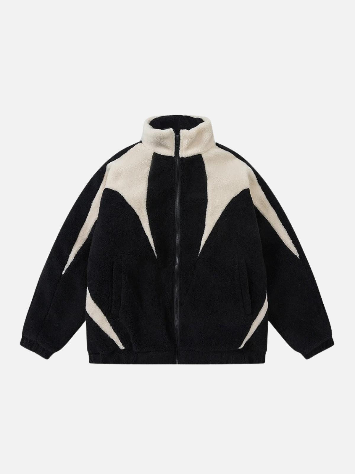 Concert Outfit Retro Furry Fleece Jacket Concert Outfit Retro Furry Fleece Jacket