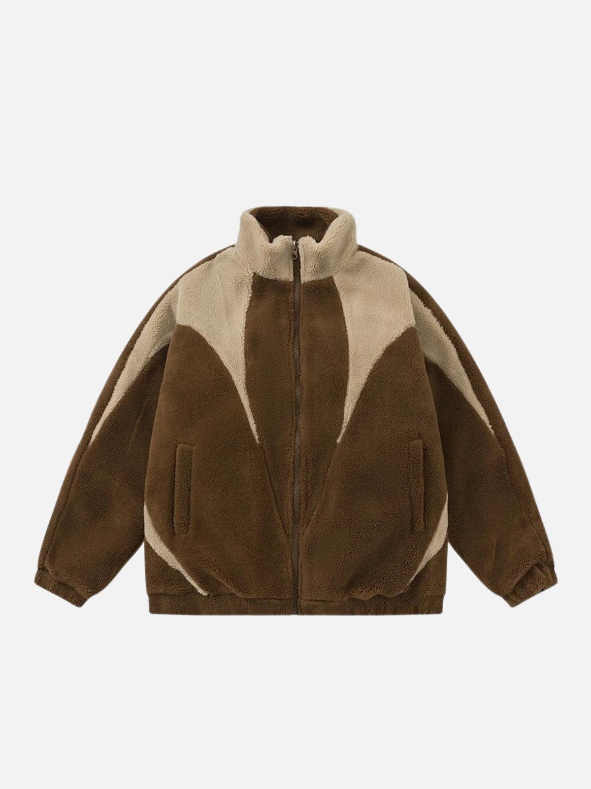 Concert Outfit Retro Furry Fleece Jacket Concert Outfit Retro Furry Fleece Jacket