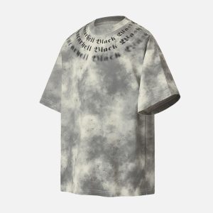 Concert Outfit Retro Gradient Crew Neck Shirt