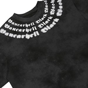 Concert Outfit Retro Gradient Crew Neck Shirt