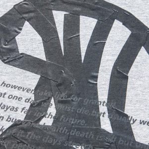 Concert Outfit Retro Graffiti Chair Lettering T-Shirt