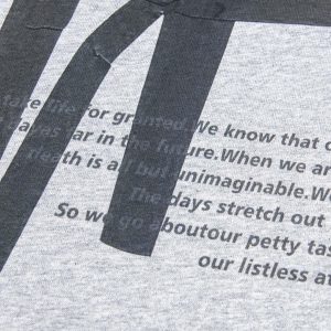 Concert Outfit Retro Graffiti Chair Lettering T-Shirt