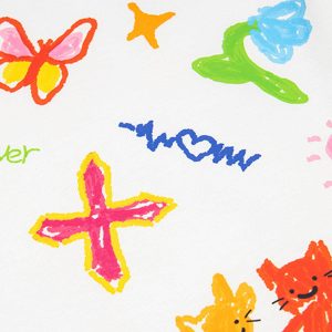 Concert Outfit Retro Graffiti Hand-Painted T-Shirt