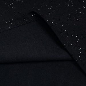 Concert Outfit Retro Heavy Starry Sky Print Font Design Short-Sleeved T-Shirt