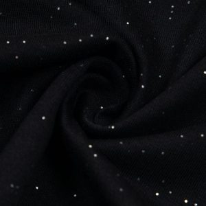 Concert Outfit Retro Heavy Starry Sky Print Font Design Short-Sleeved T-Shirt