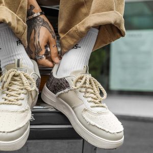 Concert Outfit Retro High Street Men's Low Top Skate Casual Shoes