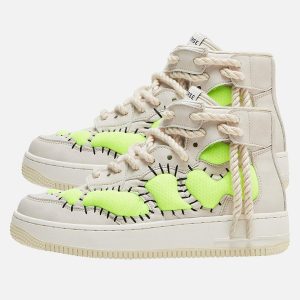 Concert Outfit Retro High-Top Sneakers