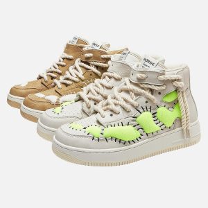 Concert Outfit Retro High-Top Sneakers