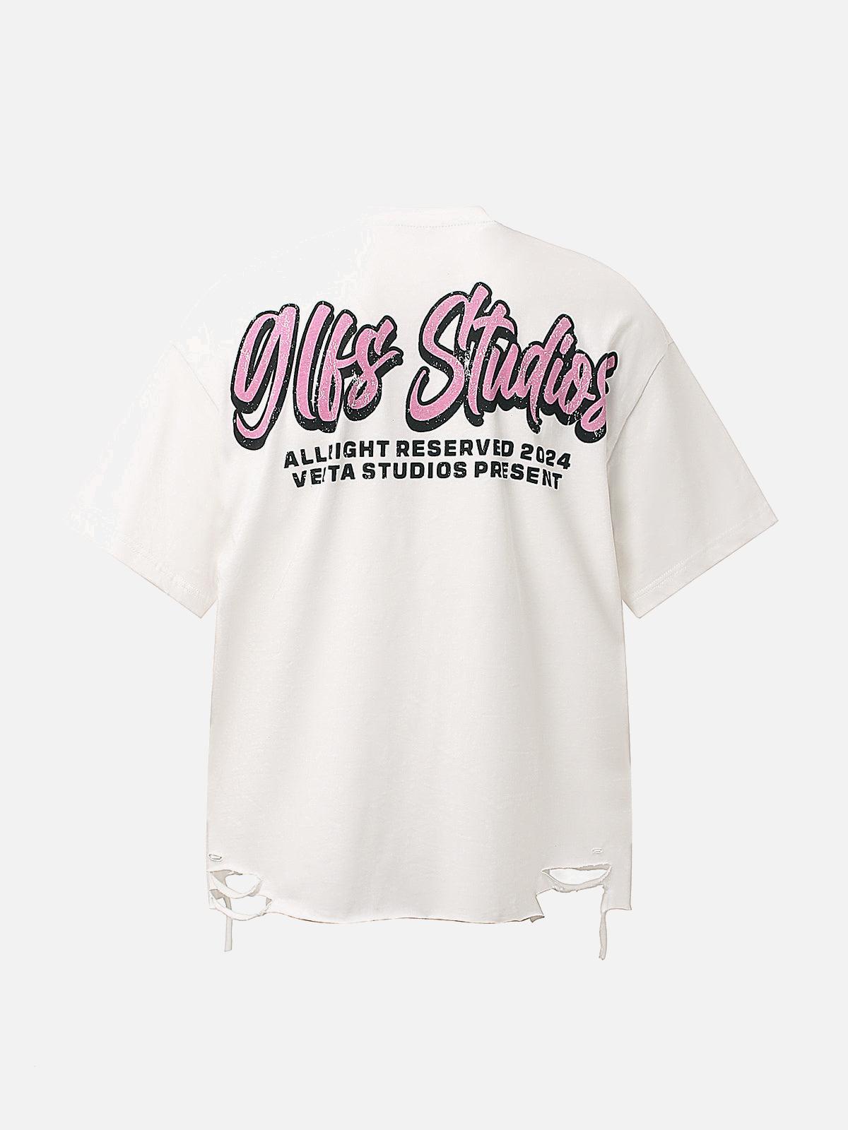 Concert Outfit Retro Letter Graphic T-Shirt Concert Outfit Retro Letter Graphic T-Shirt