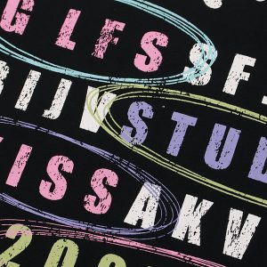 Concert Outfit Retro Letter Graphic T-Shirt