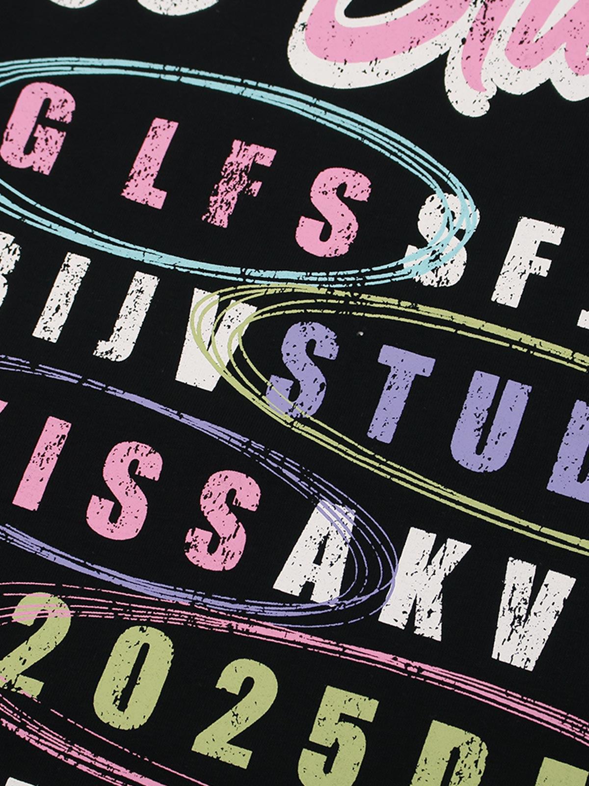 Concert Outfit Retro Letter Graphic T-Shirt Concert Outfit Retro Letter Graphic T-Shirt