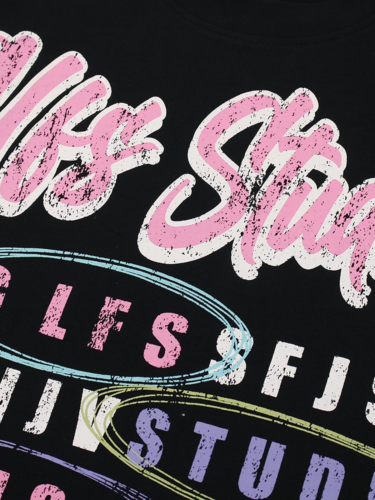 Concert Outfit Retro Letter Graphic T-Shirt Concert Outfit Retro Letter Graphic T-Shirt