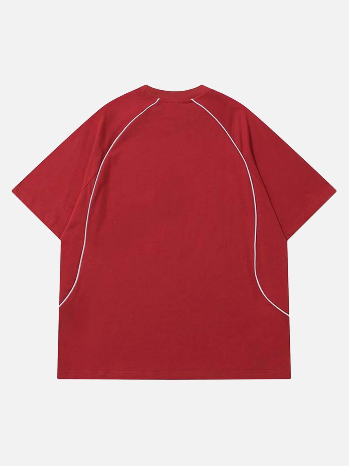 Concert Outfit Retro Letter Print T-Shirt Concert Outfit Retro Letter Print T-Shirt