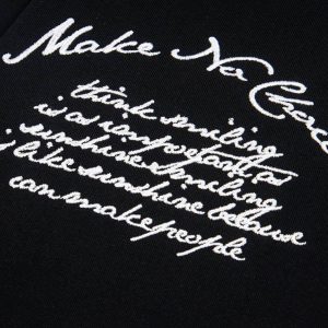 Concert Outfit Retro Motorcycle Style Heavy Patch Embroidered T-Shirt