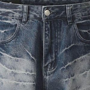 Concert Outfit Retro Neutral Washed Straight Jeans