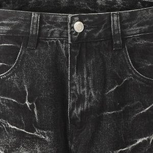 Concert Outfit Retro Neutral Washed Straight Jeans