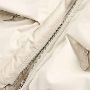 Concert Outfit Retro Patchwork Multi Pocket Puffer Bomber Jacket