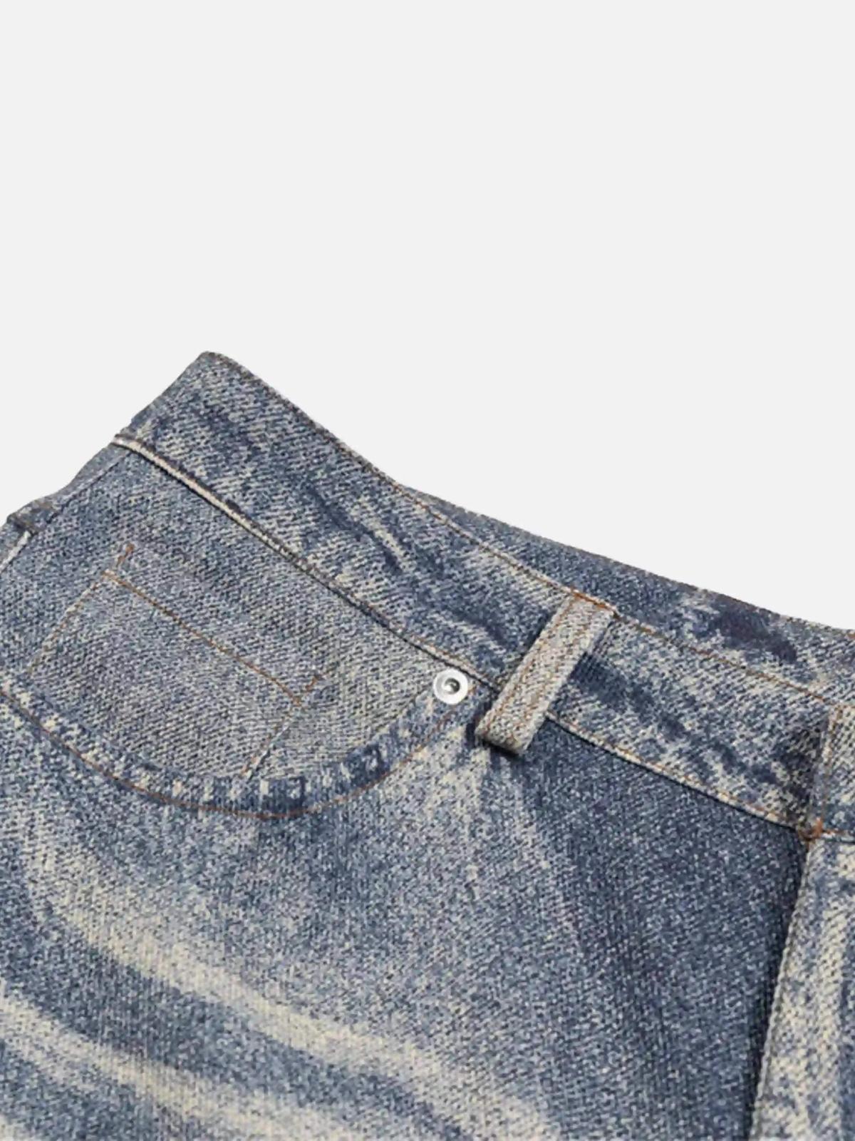 Concert Outfit Retro Patchwork Street Jeans Concert Outfit Retro Patchwork Street Jeans