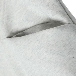 Concert Outfit Retro Plaid Lining Zip Up Hooded Sweatshirt