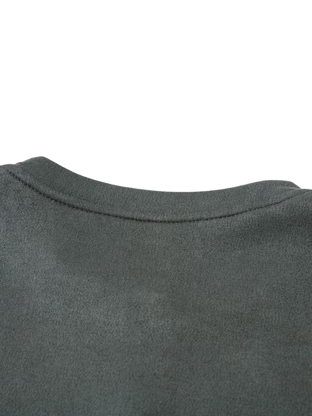 Concert Outfit Retro Quarter Zip Up Suede Embroidered T-Shirt Concert Outfit Retro Quarter Zip Up Suede Embroidered T-Shirt