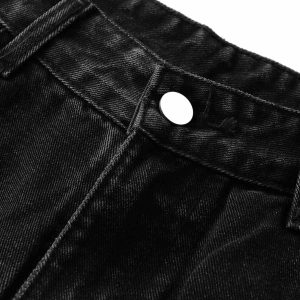 Concert Outfit Retro Ripped Contrast Plaid Denim Shorts