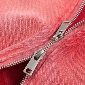 Concert Outfit Retro Ripped Washed Contrast Color Work Jacket