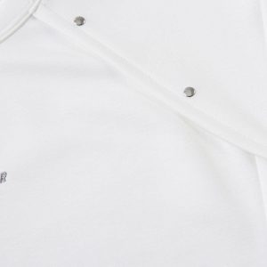 Concert Outfit Retro Rivet Letter Embroidered T-Shirt