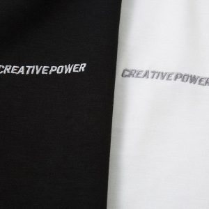 Concert Outfit Retro Rivet Letter Embroidered T-Shirt