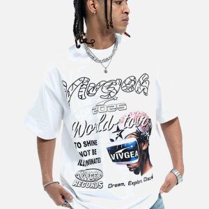 Concert Outfit Retro Sci-Fi Graphic T-Shirt