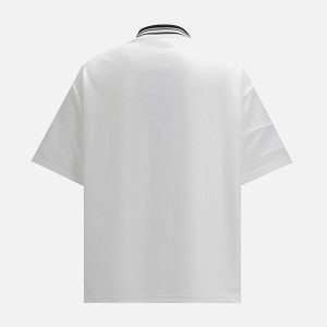 Concert Outfit Retro Sports Jersey Polo Shirt