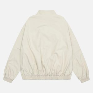 Concert Outfit Retro Stand Collar Casual Jacket