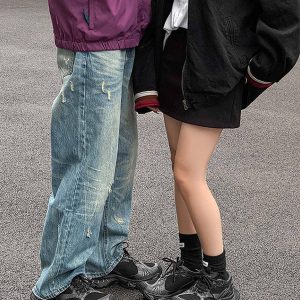 Concert Outfit Retro Stapler Chunky Sneakers