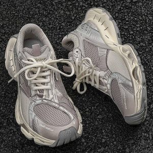 Concert Outfit Retro Stapler Chunky Sneakers