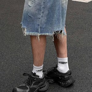 Concert Outfit Retro Stapler Chunky Sneakers