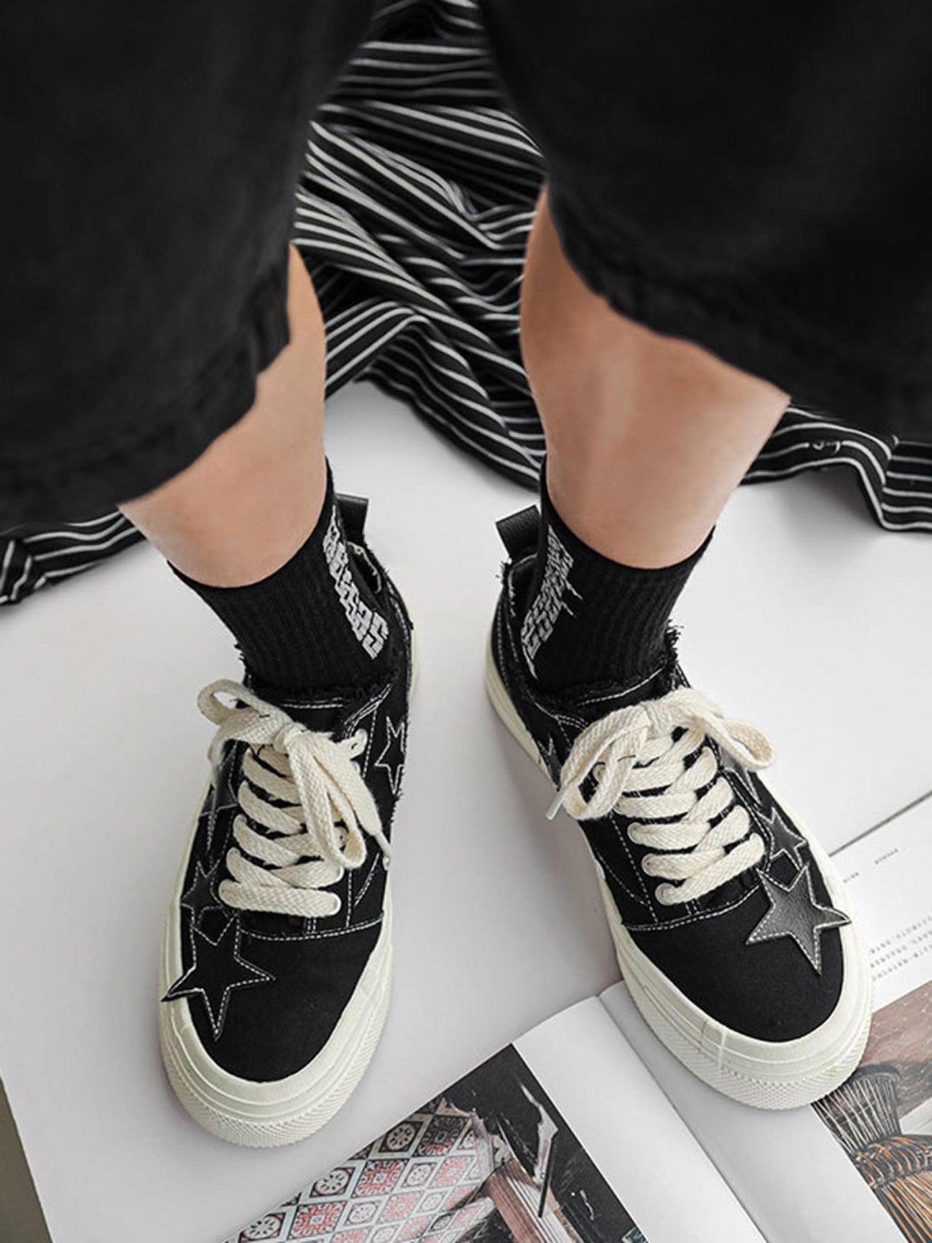 Concert Outfit Retro Star Canvas Shoes Concert Outfit Retro Star Canvas Shoes