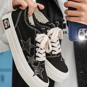 Concert Outfit Retro Star Canvas Shoes