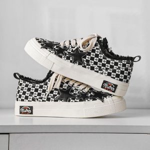 Concert Outfit Retro Star Canvas Shoes