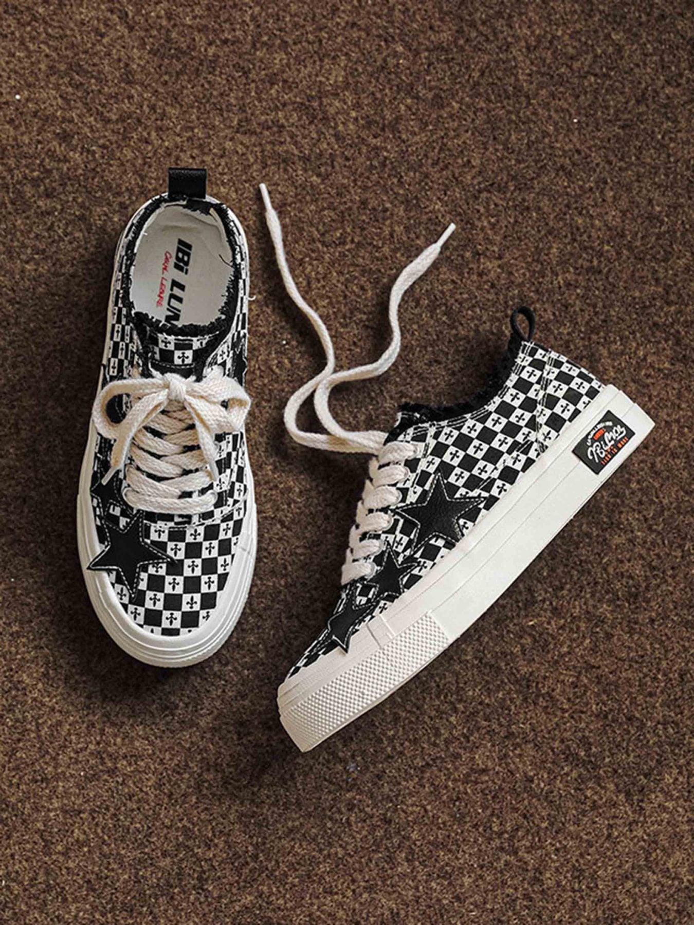 Concert Outfit Retro Star Canvas Shoes Concert Outfit Retro Star Canvas Shoes