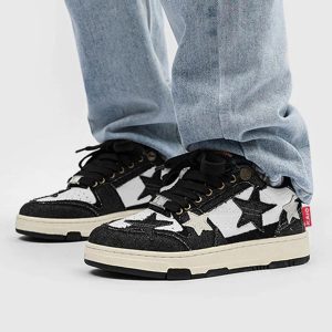 Concert Outfit Retro Star Elements Casual Board Shoes