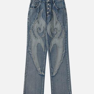 Concert Outfit Retro Straight Casual Jeans